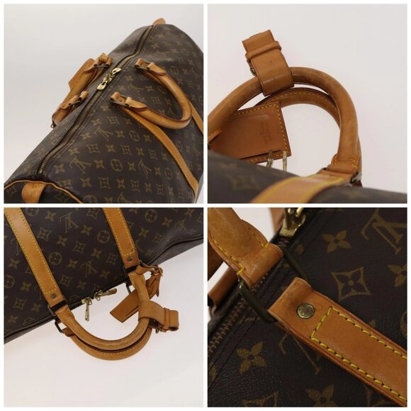 LOUIS VUITTON Monogram Keepall 55 Boston Bag M41424 LV Auth ar13527 - Picture 16 of 16